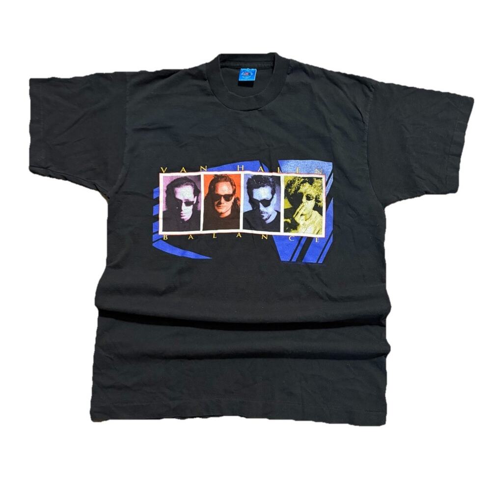 Vintage 1995 Van Halen Balance Tour Tee Men’s L Single Stitch Made In USA